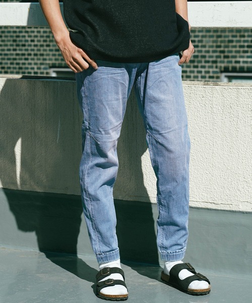 BAYFLOW（ベイフロー）の「【BFJ】ストレッチデニムソフトジョグパンツ（デニムパンツ・メンズ・ライトブルー/グレー/ダークブルー・SMALL/MEDIUM/LARGE）」の20枚目の写真