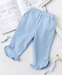 panpantutu（パンパンチュチュ）の「フリルカプリパンツ（デニムパンツ）」