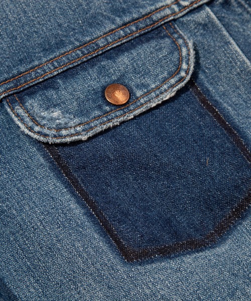 F/CE. （エフシーイー）の「F/CE. WRANGLER REBUILDING DENIM JK FSP08241U0001（デニムジャケット・メンズ・インディゴブルー・MEDIUM）」の3枚目の写真