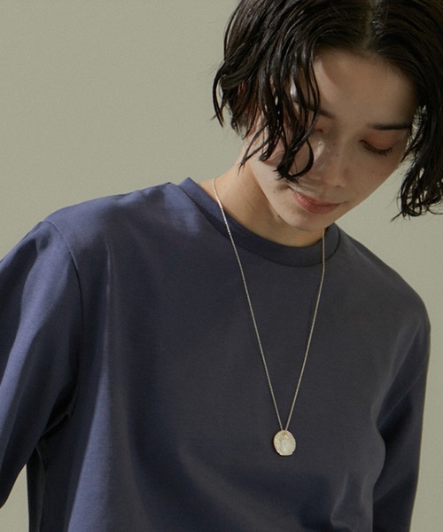 SALON adam et rope'（サロン アダム エ ロペ）の「【WEB限定】フォルムスリーブクルーネックTシャツ【接触冷感・UVケア】（Tシャツ/カットソー・レディース・ブラック/ブルー系その他4/ブラウン系その他2/ホワイト/チャコールグレー/ホワイト系その他2・FREE）」の21枚目の写真