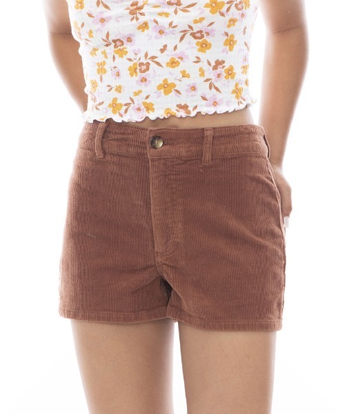 セール】BILLABONG レディース FREE FALL SHORT CORD ウォークパンツ