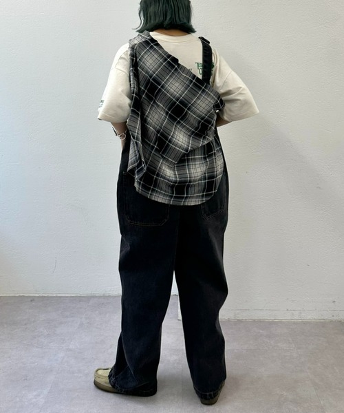 【はるはる】【GEVACO 】12.5ozデニムサロペット ブラック GEVACO（ゲバコ）の「【UNISEX】【GEVACO / ゲバコ】12.5oz