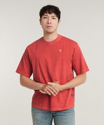 OVERDYED DESTROYED BOXY T-SHIRT/オーバーダイダメージT/オーバーサイズ