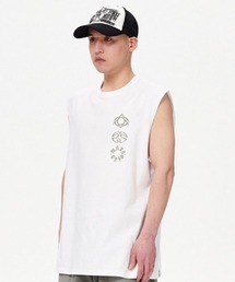 MAHAGRID(マハグリッド)の『mahagrid/マハグリッド』 ECLIPSE LOGOS SLEEVELESS/ロゴスリーブレス(タンクトップ)