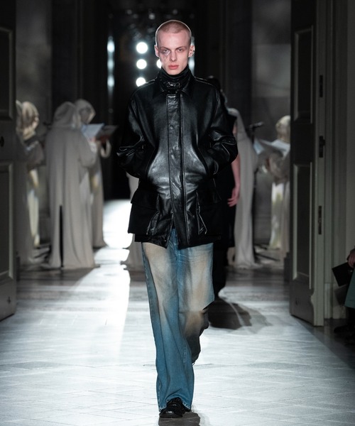 Juha（ユハ）の「RIDING LEATHER JACKET（ブルゾン・メンズ・ブラック/ブラウン・3/4）」の3枚目の写真