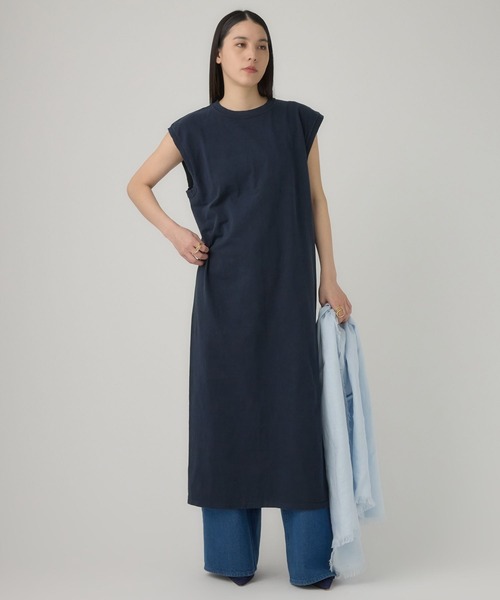 REMI RELIEF（レミレリーフ）の「Chaos(カオス)/【REMI RELIEF】別注マルドウノースリーブワンピース（ワンピース・レディース・グレー/サックスブルー/ダークネイビー・FREE）」の18枚目の写真