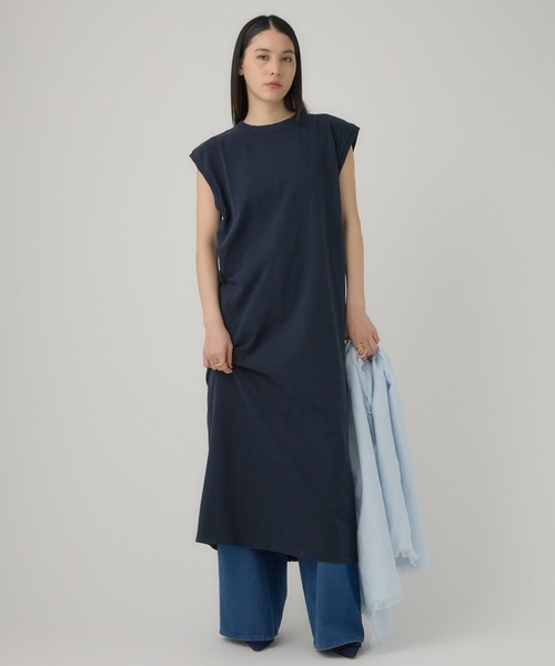 REMI RELIEF（レミレリーフ）の「Chaos(カオス)/【REMI RELIEF】別注マルドウノースリーブワンピース（ワンピース・レディース・グレー/サックスブルー/ダークネイビー・FREE）」の17枚目の写真