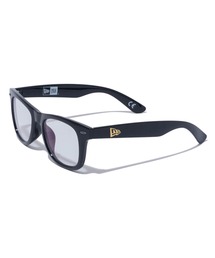 NEW ERA | NEW ERA/ニューエラ サングラス ウェリントン 調光 スクエアレンズ シャイニーブラックフレーム フォトクロミックグレー 14109988(サングラス)