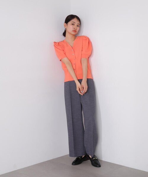 N.(N. Natural Beauty Basic)(エヌエヌナチュラルビューティーベーシック)の「◆【S Size Line】スラブツイードワイドパンツ(その他パンツ・レディース・ベージュ/オフホワイト/グレー・MEDIUM/SMALL)」の10枚目の写真