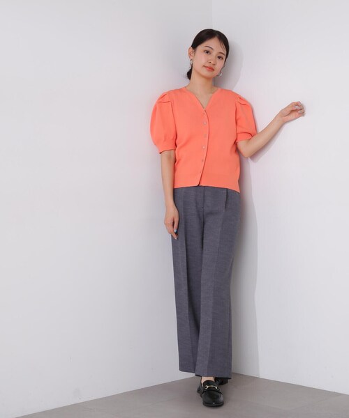 N.(N. Natural Beauty Basic)(エヌエヌナチュラルビューティーベーシック)の「◆【S Size Line】スラブツイードワイドパンツ(その他パンツ・レディース・ベージュ/オフホワイト/グレー・MEDIUM/SMALL)」の11枚目の写真