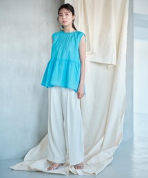 N.(N. Natural Beauty Basic) | ◆【S Size Line】スラブツイードワイドパンツ(その他パンツ)