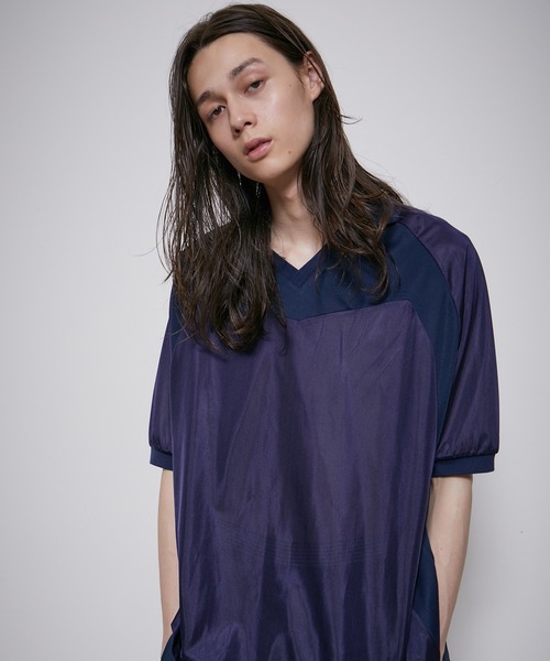 ADAM ET ROPE'(アダムエロペ)の「【UNIFORM/ユニフォーム】 POLO ショートスリーブ ゲームシャツ / 透湿性 / 通気性 / ユニセックス(Tシャツ/カットソー・メンズ・ネイビー/ベージュ/ライトグレー・L/M)」の3枚目の写真