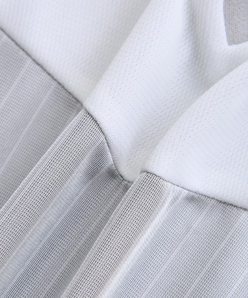 ADAM ET ROPE'(アダムエロペ)の「【UNIFORM/ユニフォーム】 POLO ショートスリーブ ゲームシャツ / 透湿性 / 通気性 / ユニセックス(Tシャツ/カットソー・メンズ・ネイビー/ベージュ/ライトグレー・L/M)」の11枚目の写真