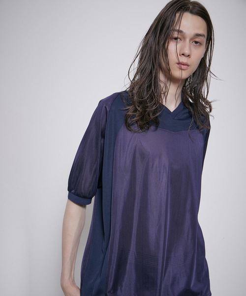 ADAM ET ROPE'(アダムエロペ)の「【UNIFORM/ユニフォーム】 POLO ショートスリーブ ゲームシャツ / 透湿性 / 通気性 / ユニセックス(Tシャツ/カットソー・メンズ・ネイビー/ベージュ/ライトグレー・L/M)」の13枚目の写真