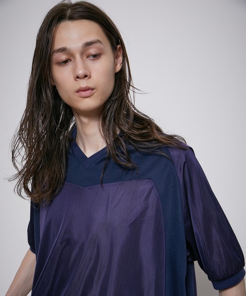 ADAM ET ROPE'(アダムエロペ)の「【UNIFORM/ユニフォーム】 POLO ショートスリーブ ゲームシャツ / 透湿性 / 通気性 / ユニセックス(Tシャツ/カットソー・メンズ・ネイビー/ベージュ/ライトグレー・L/M)」の14枚目の写真