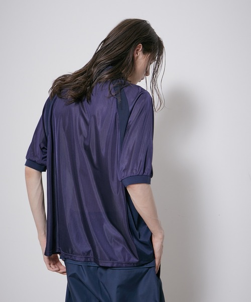 ADAM ET ROPE'(アダムエロペ)の「【UNIFORM/ユニフォーム】 POLO ショートスリーブ ゲームシャツ / 透湿性 / 通気性 / ユニセックス(Tシャツ/カットソー・メンズ・ネイビー/ベージュ/ライトグレー・L/M)」の15枚目の写真