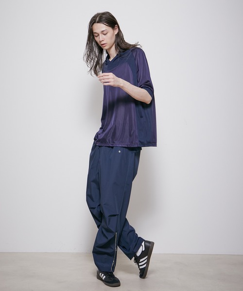 ADAM ET ROPE'(アダムエロペ)の「【UNIFORM/ユニフォーム】 POLO ショートスリーブ ゲームシャツ / 透湿性 / 通気性 / ユニセックス(Tシャツ/カットソー・メンズ・ネイビー/ベージュ/ライトグレー・L/M)」の17枚目の写真