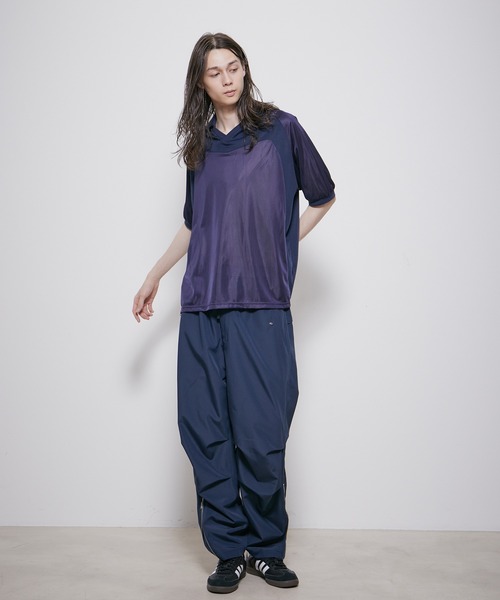 ADAM ET ROPE'(アダムエロペ)の「【UNIFORM/ユニフォーム】 POLO ショートスリーブ ゲームシャツ / 透湿性 / 通気性 / ユニセックス(Tシャツ/カットソー・メンズ・ネイビー/ベージュ/ライトグレー・L/M)」の18枚目の写真