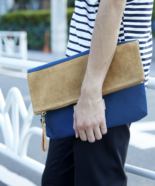 AS2OV(アッソブ)の「【AS2OV】CLUCH BAG(クラッチバッグ・メンズ・ホワイト/ブラック/ネイビー/グレー/バーガンディー・FREE)」の19枚目の写真