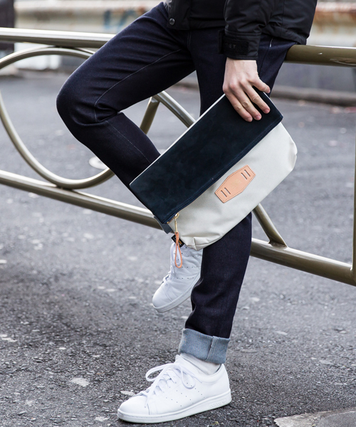 AS2OV(アッソブ)の「【AS2OV】CLUCH BAG(クラッチバッグ・メンズ・ホワイト/ブラック/ネイビー/グレー/バーガンディー・FREE)」の20枚目の写真