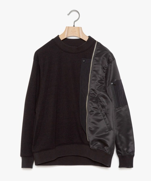 STOF(ストフ)の「STOF/ストフ/Trompe l'oeil Pulover(スウェット・メンズ・ブラック/カーキ・SMALL/MEDIUM)」の13枚目の写真