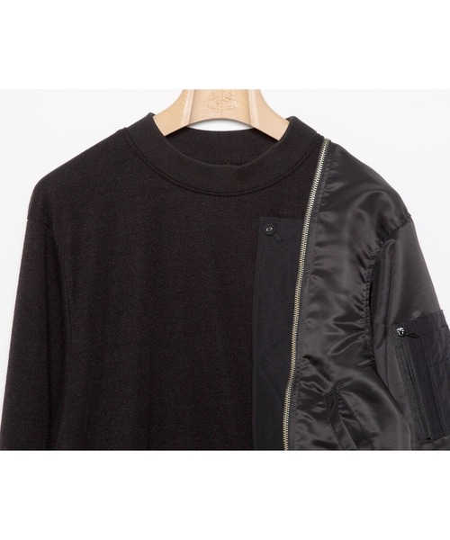 STOF(ストフ)の「STOF/ストフ/Trompe l'oeil Pulover(スウェット・メンズ・ブラック/カーキ・SMALL/MEDIUM)」の14枚目の写真