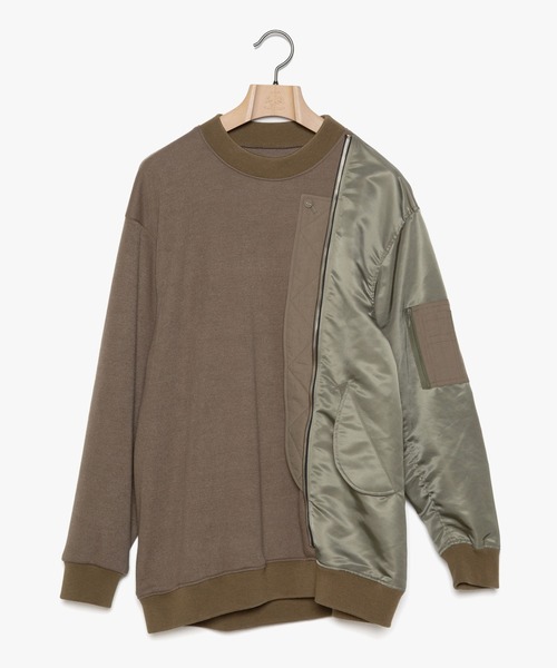 STOF(ストフ)の「STOF/ストフ/Trompe l'oeil Pulover(スウェット・メンズ・ブラック/カーキ・SMALL/MEDIUM)」の17枚目の写真