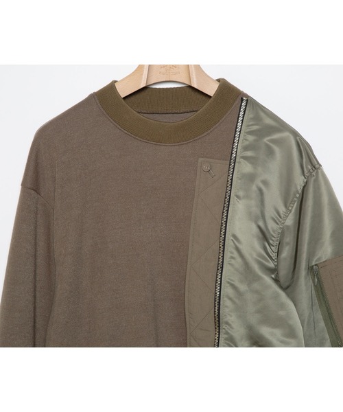 STOF(ストフ)の「STOF/ストフ/Trompe l'oeil Pulover(スウェット・メンズ・ブラック/カーキ・SMALL/MEDIUM)」の18枚目の写真