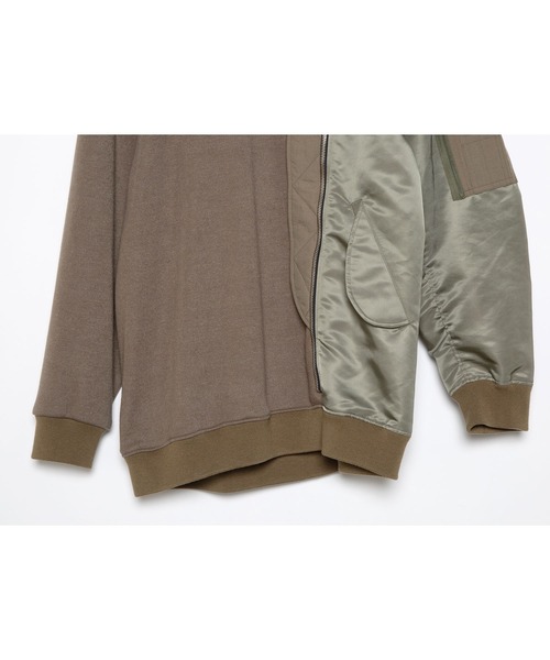 STOF(ストフ)の「STOF/ストフ/Trompe l'oeil Pulover(スウェット・メンズ・ブラック/カーキ・SMALL/MEDIUM)」の19枚目の写真