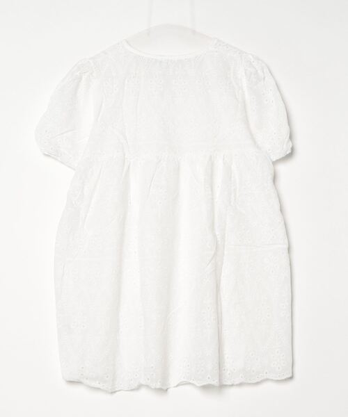 gossip！ロサンゼルス（ゴシップロサンゼルス）の「Y2K 総レースパフスリーブ　Vネックブラウス（Tシャツ/カットソー・レディース・ホワイト・FREE）」の14枚目の写真