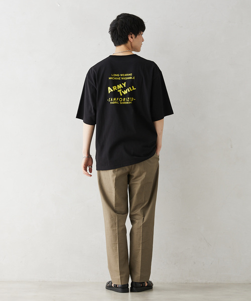 ARMY TWILL(アーミーツイル)の「ARMY TWILL / アーミーツイル 別注 18/OE PRINT Tee(Tシャツ/カットソー・メンズ・ブラック系その他/グレー/ブラック/カーキ/ホワイト/ホワイト系その他/ライトグリーン/ネイビー・MEDIUM/LARGE)」の16枚目の写真