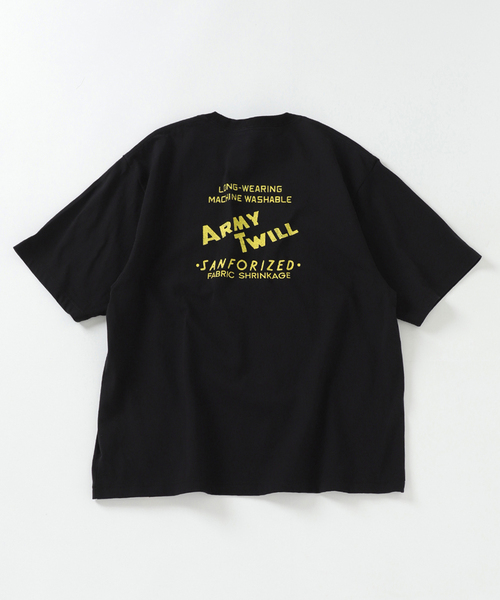 ARMY TWILL(アーミーツイル)の「ARMY TWILL / アーミーツイル 別注 18/OE PRINT Tee(Tシャツ/カットソー・メンズ・ブラック系その他/グレー/ブラック/カーキ/ホワイト/ホワイト系その他/ライトグリーン/ネイビー・MEDIUM/LARGE)」の13枚目の写真
