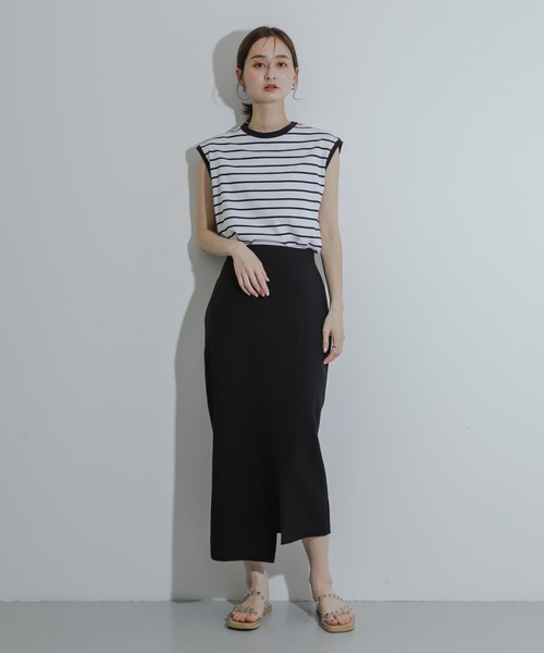 SENSE OF PLACE by URBAN RESEARCH(センスオブプレイスバイアーバンリサーチ)の「クールタッチフレンチスリーブTシャツ(Tシャツ/カットソー・レディース・ブラック/ホワイト系その他/ライトピンク/オフホワイト・ONE)」の20枚目の写真