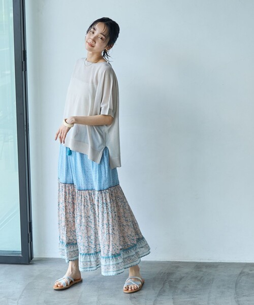 coen（コーエン）の「クロスストラップフラットサンダル（WEB限定サイズ）（サンダル・レディース・シルバー/ブラック・24.5cm/23.5cm/22.5cm）」の20枚目の写真