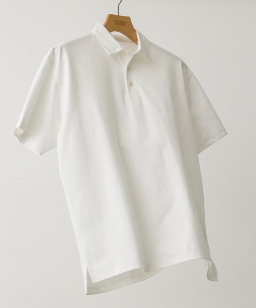 URBAN RESEARCH DOORS（アーバンリサーチドアーズ）の「『吸水速乾/イージーケア/接触冷感』クイックドライS/Sポロシャツ（ポロシャツ・メンズ・モカ/ライトグレー/ホワイト/ネイビー・SMALL/MEDIUM/LARGE/X-LARGE）」の2枚目の写真