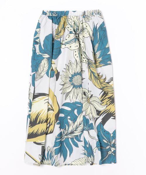 【セール】(BD)【ihana】フラミンゴ ボタニカル ギャザー スカート（スカート）｜BARNDOOR（バーンドア）