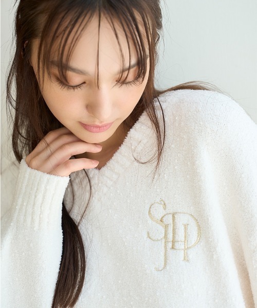 [スナイデル] SNIDEL ニット×チュールパンツレギンス SNIDEL HOME（スナイデルホーム）の「ニット×チュールパンツ