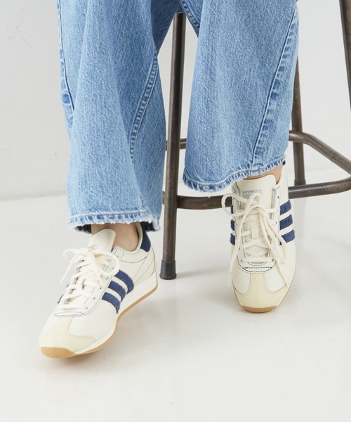 Rouge vif la cle（ルージュヴィフラクレ）の「【adidas originals / アディダス オリジナルス】カントリー OG / COUNTRY OG / ウィメンズ（スニーカー・レディース・オフホワイト・23/24/25）」の19枚目の写真