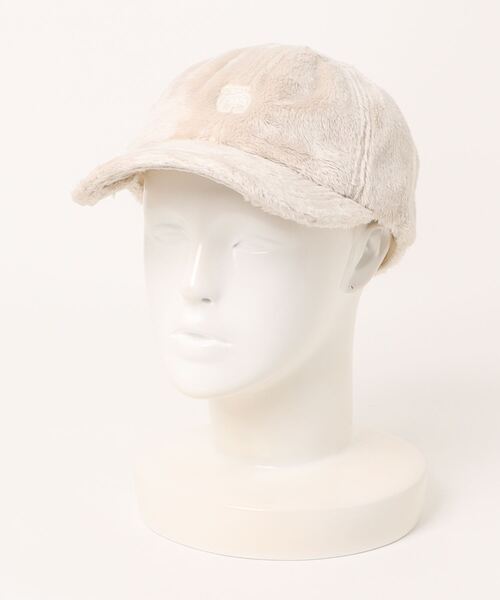 moz（モズ）の「moz/モズ　シープボアキャップ（キャップ・レディース・ベージュ/チャコール/アイボリー/ブラック・ONE SIZE）」の2枚目の写真
