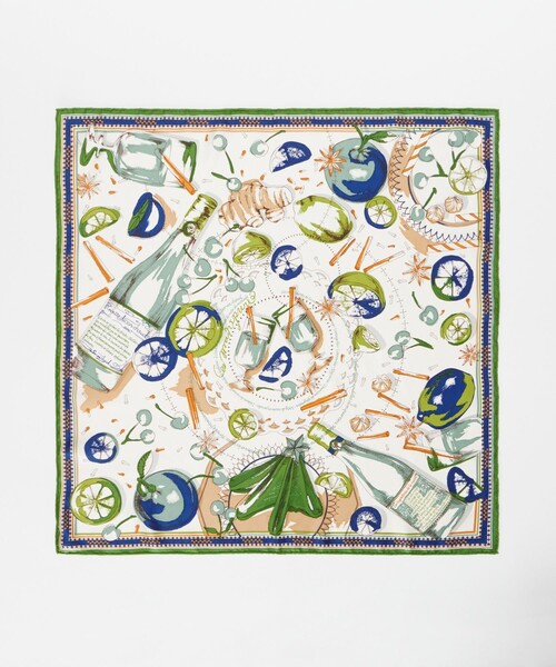 【セール】【manipuri(マニプリ)】SILK SCARF（バンダナ/スカーフ）｜manipuri（マニプリ）