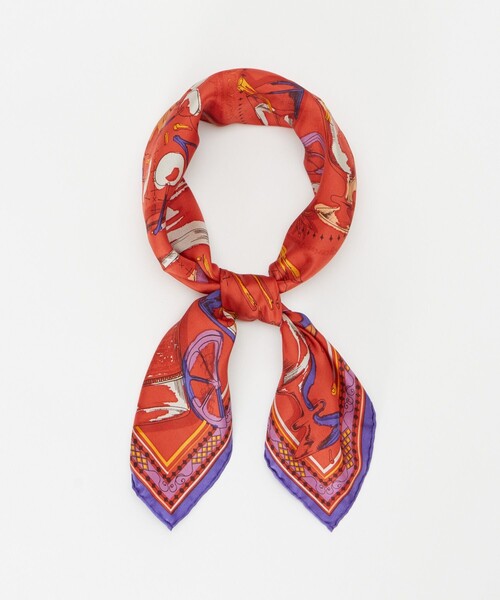 【セール】【manipuri(マニプリ)】SILK SCARF（バンダナ/スカーフ）｜manipuri（マニプリ）