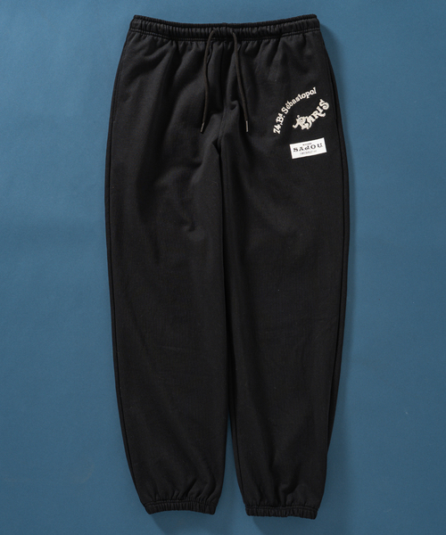 417 EDIFICE(フォーワンセブンエディフィス)の「【SAJOU】 ウラケ イージースウェット(スウェットパンツ・メンズ・ホワイト/ブラック・MEDIUM/LARGE)」の1枚目の写真