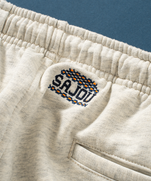 417 EDIFICE(フォーワンセブンエディフィス)の「【SAJOU】 ウラケ イージースウェット(スウェットパンツ・メンズ・ホワイト/ブラック・MEDIUM/LARGE)」の8枚目の写真