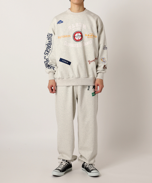 417 EDIFICE(フォーワンセブンエディフィス)の「【SAJOU】 ウラケ イージースウェット(スウェットパンツ・メンズ・ホワイト/ブラック・MEDIUM/LARGE)」の9枚目の写真