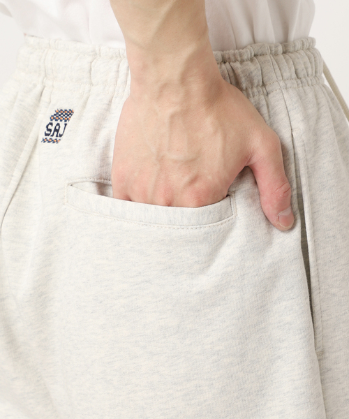 417 EDIFICE(フォーワンセブンエディフィス)の「【SAJOU】 ウラケ イージースウェット(スウェットパンツ・メンズ・ホワイト/ブラック・MEDIUM/LARGE)」の15枚目の写真