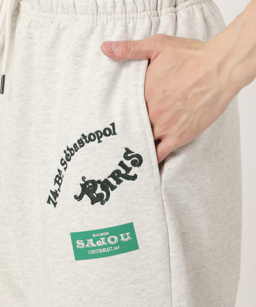 417 EDIFICE(フォーワンセブンエディフィス)の「【SAJOU】 ウラケ イージースウェット(スウェットパンツ・メンズ・ホワイト/ブラック・MEDIUM/LARGE)」の18枚目の写真