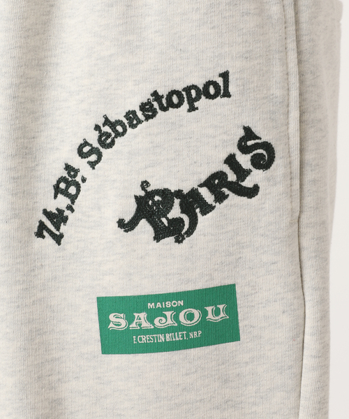 417 EDIFICE(フォーワンセブンエディフィス)の「【SAJOU】 ウラケ イージースウェット(スウェットパンツ・メンズ・ホワイト/ブラック・MEDIUM/LARGE)」の20枚目の写真