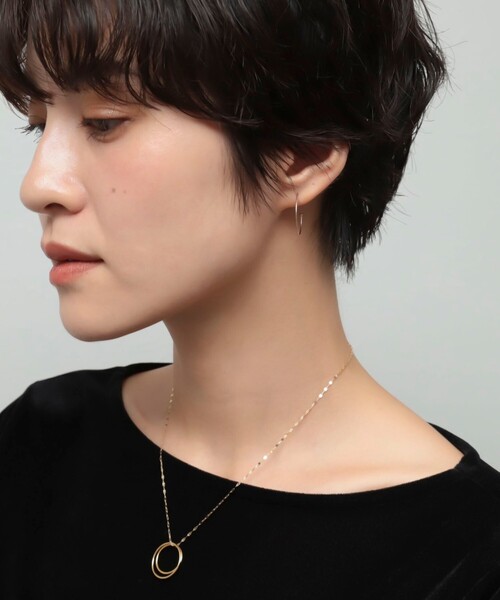 NOLLEY’S(ノーリーズ)の「【grace grace/グラスグラス】10Kペタルチェーンショートネックレス(ネックレス・レディース・ゴールド・FREE)」の6枚目の写真