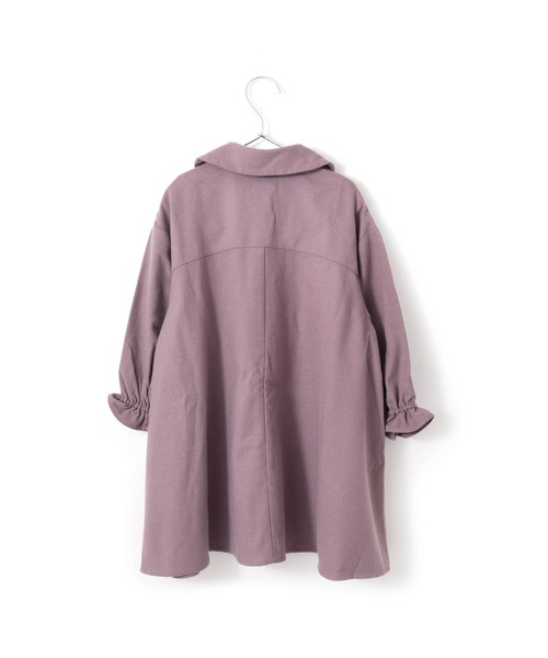 MAKE YOUR DAY（メイクユアデイ）の「ビッグカラーワンピース■80～140cm（ワンピース・キッズ・ブラック/ラベンダー/グレー・90/100/110/120/80/130/140）」の17枚目の写真