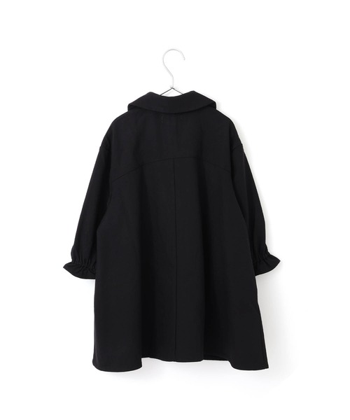 MAKE YOUR DAY（メイクユアデイ）の「ビッグカラーワンピース■80～140cm（ワンピース・キッズ・ブラック/ラベンダー/グレー・90/100/110/120/80/130/140）」の14枚目の写真